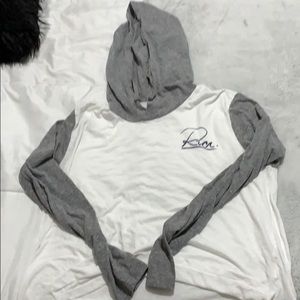 Cropped rvca hoodie